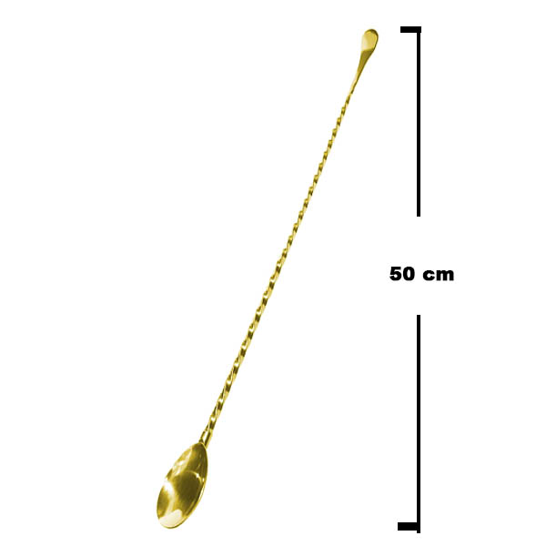 50cm Paddle Barspoon Gold