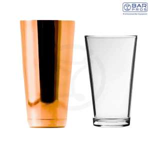 Boston Shaker Copper with mixing glass