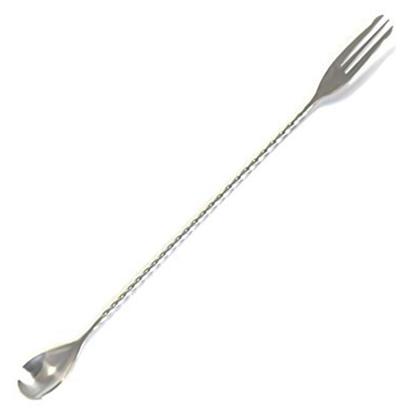 30cm Fork-End Barspoon Stainless Steel