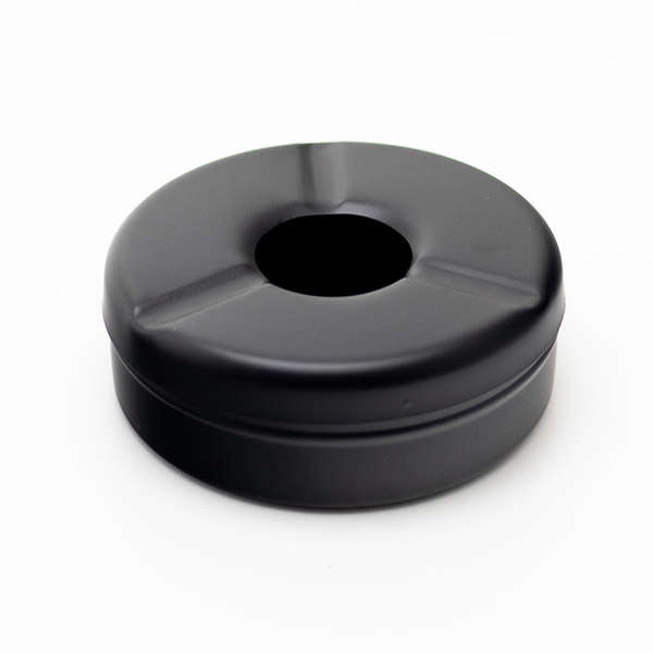 Stainless Steel Black Matte Windproof Ashtray