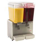 Cold beverage dispenser - Two bowl