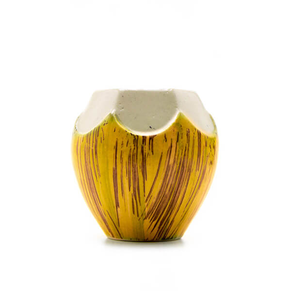 450ml Yellow Coconut Tiki Mug Ceramic