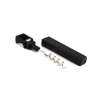 Black Plastic Corkscrew w/ Cover