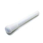 21.5cm White Plastic Muddler Smooth Head