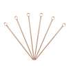 Stainless Steel Summit Cocktail Picks Set of 6 Copper Plated size 4.5"