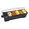 Premium Condiment Holder with 6 insert