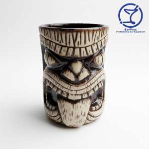 Hawai Tribal Ceramic Mug - 600ml, Brown