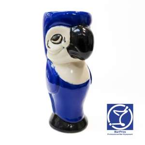Vibrant Parrot Cocktail Mug - 387ml, Blue