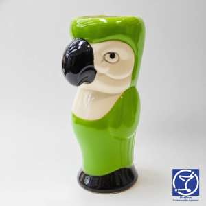 Tropical Parrot Cocktail Mug - 387ml, Green