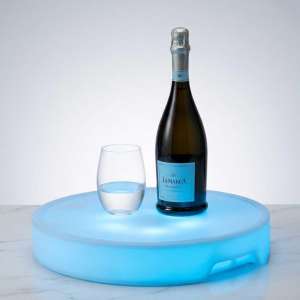 LED Rechargeable Round Bar Tray (40cm)